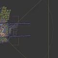 Aerial Planning of Modern Residential Area With High Rise Buildings Greenery and Road Layout