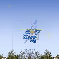 Aerial Planning of Modern Multi Story Building With Greenery and Surrounding Roads