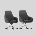 Class Chair Conference Chair Class Front Chair Leather Chair 3d model