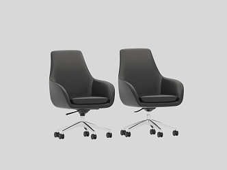 Class Chair Conference Chair Class Front Chair Leather Chair 3d model