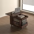 Modern Middle Ancient Side Several Mobile Side Several Square Side Several Solid Wood Mobile Side Several Lifting Side Several 3d model