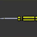 Professional Hardware Screwdriver with Yellow Black Handle and Metal Blade Design