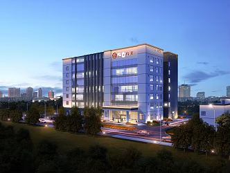 Modern Office Building Archives Administrative Comprehensive Office Building 3d model