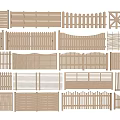 Various Wooden Fence Designs Showcasing Different Style Patterns And Structures