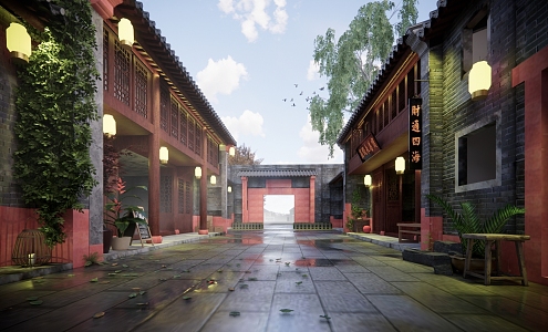 Ancient Street 3d model