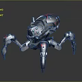 Mech tank mech insect mech spider crab machine crab mechanical crab mech crab 3d model