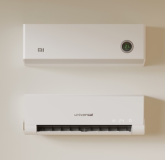 Modern Air Conditioner Wall Mounted Air Conditioner Xiaomi Air Conditioner 3d model