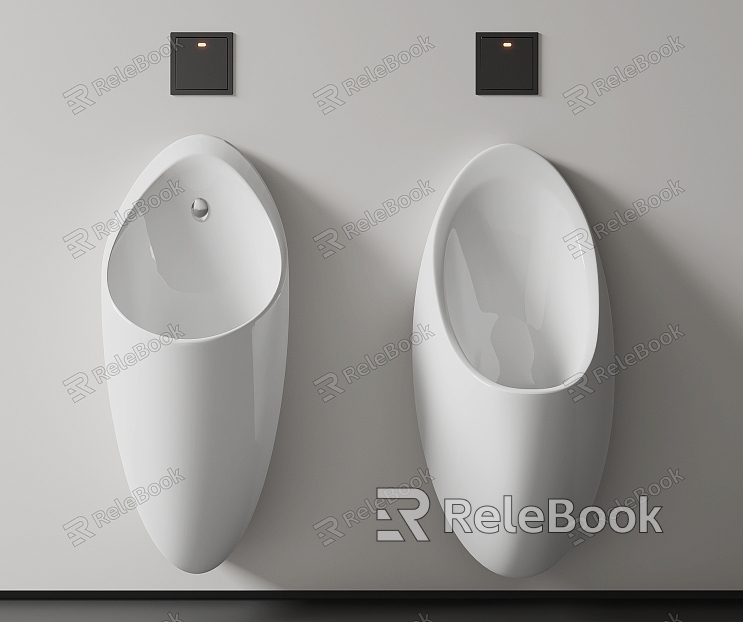 Modern urinal urinal model