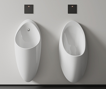 Modern urinal 3d model