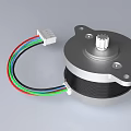 Stepper Motor with Colorful Connecting Wires Plastic Connector and Metal Gear
