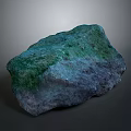 Natural Green Gray Stone And Wood Materials For Decorative Projects