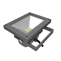 LED Floodlight With Square Design Metal Body Portable Handle And Heavy Duty Construction