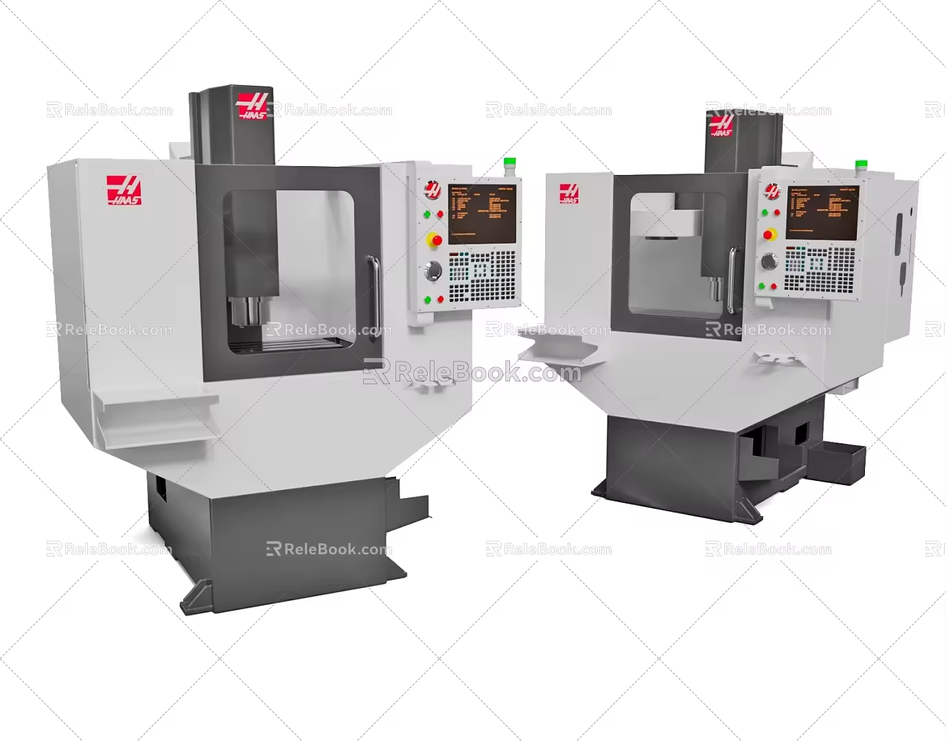 modern numerical control machine tool 3d model