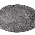 Modern Round Shape Carpet 3d model