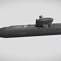 Submarine World War II Submarine Nuclear Submarine Military Equipment Weapon Nuclear Powered Boat Low Face Number Low Model Simple Model Game Video Class Super Realistic 3d model