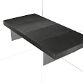 Black Leather Chaise Lounge With Tufted Design And Modern Metal Legs For Living Room