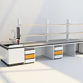 Modern Experiment Table 3d model