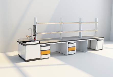 Modern Experiment Table 3d model