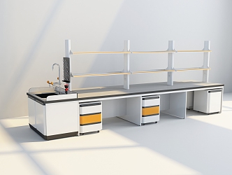 Modern Experiment Table 3d model