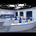 Monitoring Room Layout With Integrated Control Data Processing And Equipment Areas