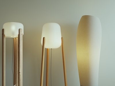 Quiet Floor Lamp 3d model