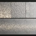 Modern Gray Background Wall With Various Dot Lighting Patterns And Designs