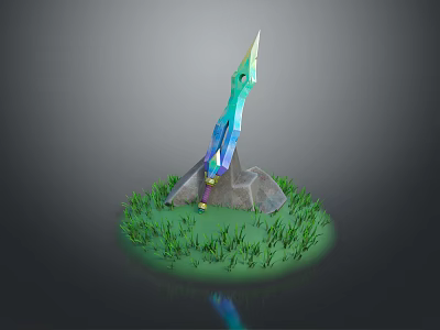 Officer Sword Long Sword Sheath Sword Samurai Sword Samurai Sword Accessories Soldier Sword Knight Sabre 3d model