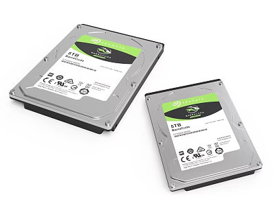 Seagate BarraCuda Internal Hard Drives for Desktop and Laptop Computer Storage 3d model
