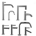 Various Modern Stainless Steel Faucet Designs for Kitchen and Bathroom Use