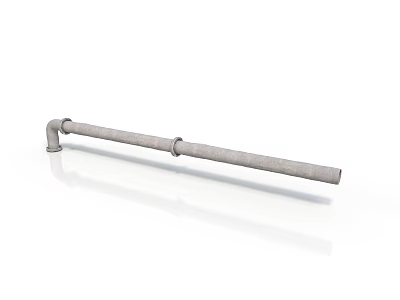 Industrial Equipment Heavy Duty Metal Pipe With Elbow Joint And Rigid Structure 3d model