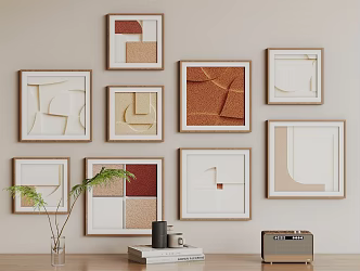 Decorative Hanging Painting 3d model