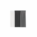 White Sheer And Dark Textured Linen Curtains For Modern Window Decor