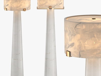 COLLETTE minimalist marble floor lamp model