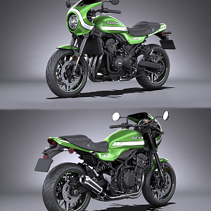 Modern Motorcycle 3d model