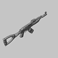 Rust Assault Rifle IAk47 3d model