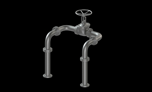 Modern Valves 3d model