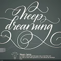 Artistic Illuminated Lighting Combination With Curved Font Design For Home Decor