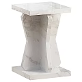 Modern Marble Side Tables With Various Geometric Designs And Elegant Textures 3d model
