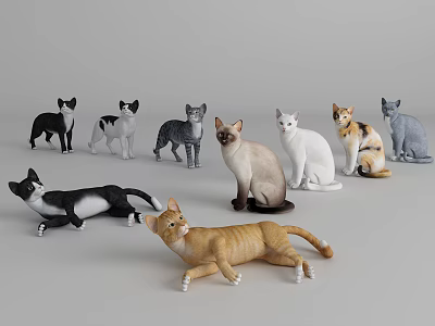 Modern Cat 3d model