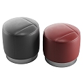 Milotti Minotti Dressing Stool Shoe Changing Stool Round Stool 3d model