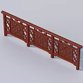 3D Model of Guardrail 3d model