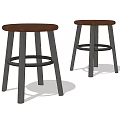 Modern Bar Stool High Stool 3d model