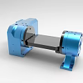 Industrial equipment five-axis machine tool matching module 1315 3d model