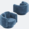 BOFFI armrest single sofa 3d model