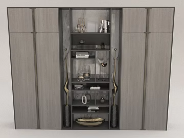 Bookcase Wine Cabinet Wardrobe Locker (ID:ggajh812799)