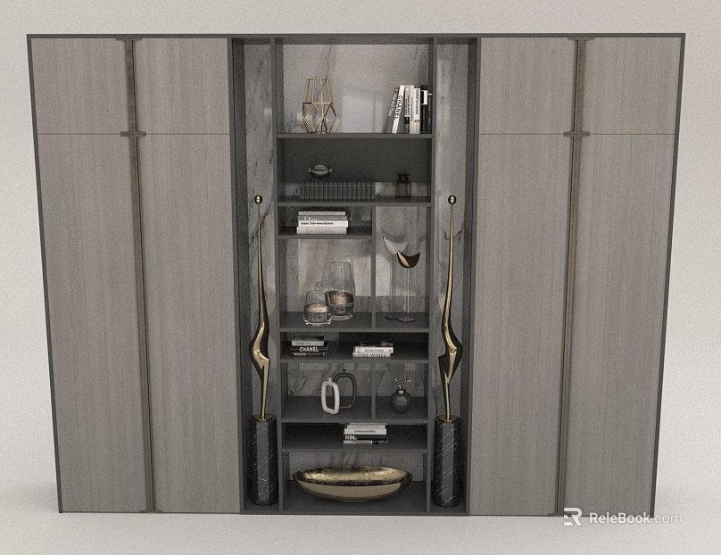 Bookcase Wine Cabinet Wardrobe Locker texture