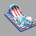 Happy Planet Modern Amusement Equipment 3d model