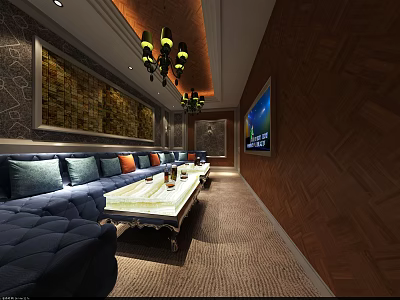 Modern KTV Club 3d model