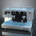 Modern Kitchen Espresso Machine By DOGE Professional Stainless Steel Design With Dual Brew Heads