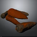 Fresh Organic Carrots With Vibrant Red Color And Natural Texture